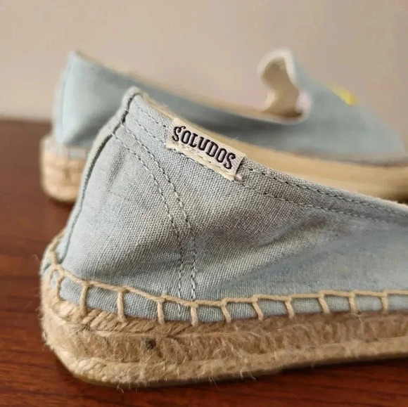 Soludos Lemon Platform Smoking Slipper Espadrilles(9.5) - Picture 8 of 10